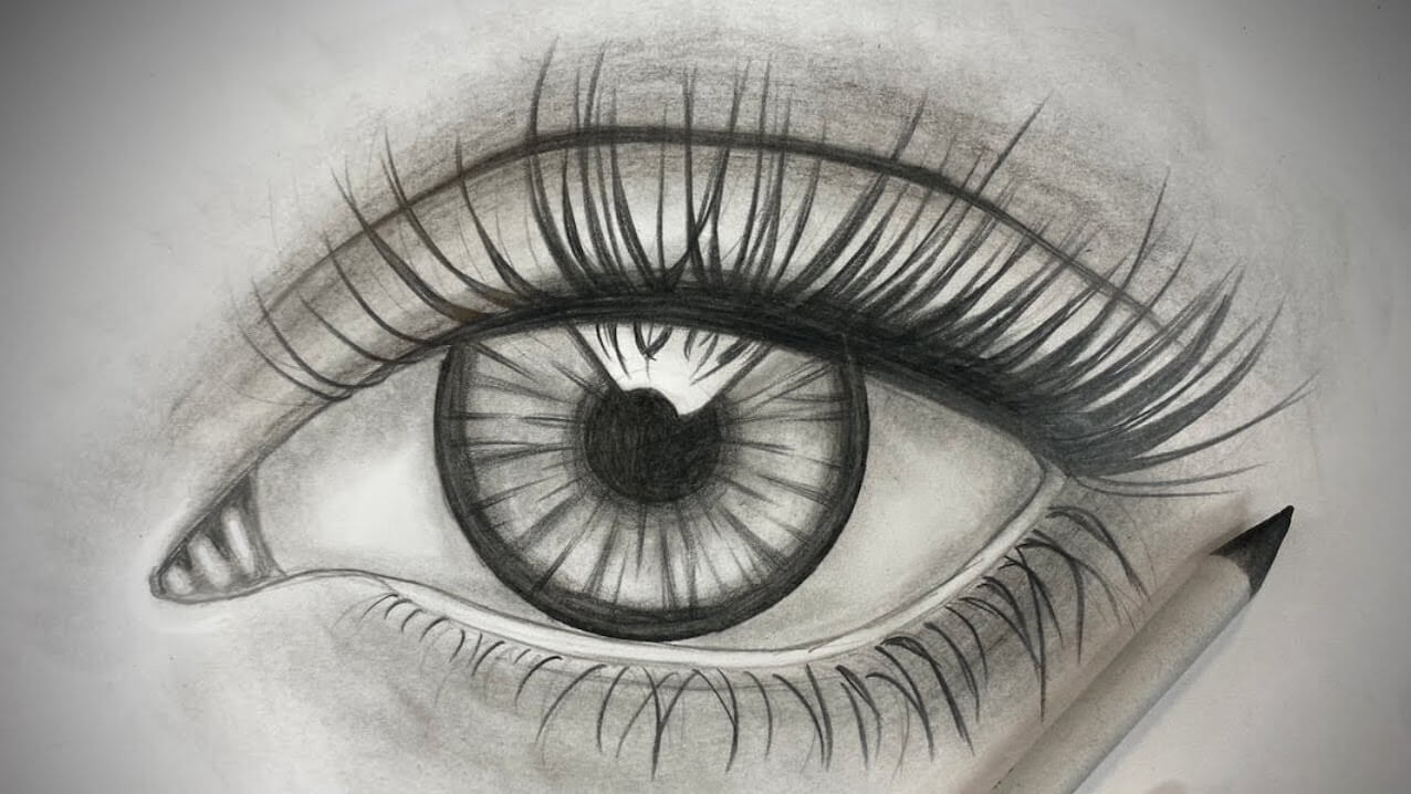 Hvordan man tegner øjenvipper