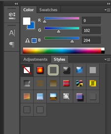 Adobe Photoshop Farver